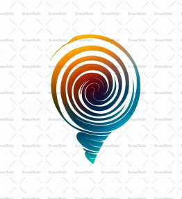 Abstrakte Tornadospirale